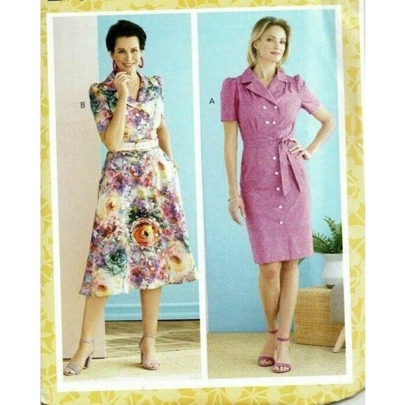 Butterick Sewing Pattern 6726 10561 Misses Dress Size 14-22 - Picture 1 of 3